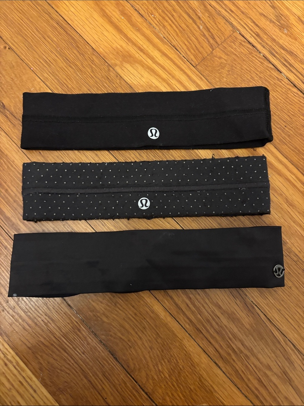 lululemon athletica Black Performance Headbands - Trio